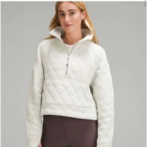 Lululemon Quilted Scuba in Bone M/L